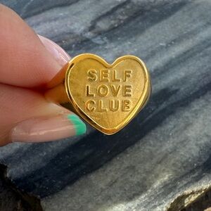Self Love Club Heart Shaped Ring